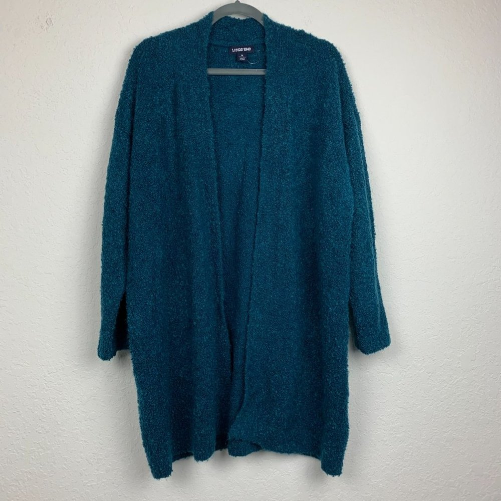 Lands End Soft Cozy Blue Cardigan Size 1X